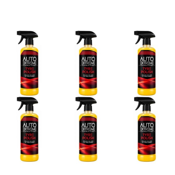Auto Extreme Revives Tired Rubber Tyre Polish 720ml - Pack of 6