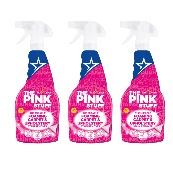 The Pink Stuff The Miracle Foaming Carpet Stain Remover 500ml - Pack of 3