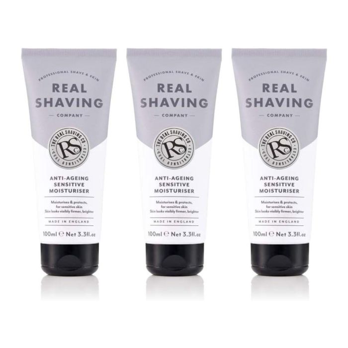 The Real Shaving Company Anti Ageing Moisturiser 100 ML - Pack of 3
