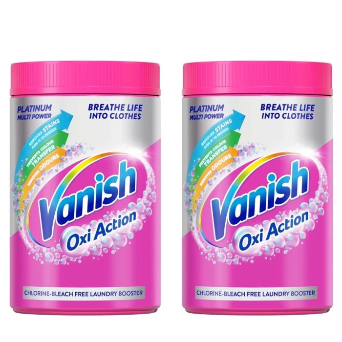 Vanish Oxi Action Platinum Laundry Booster Powder 1.57kg - Pack of 2