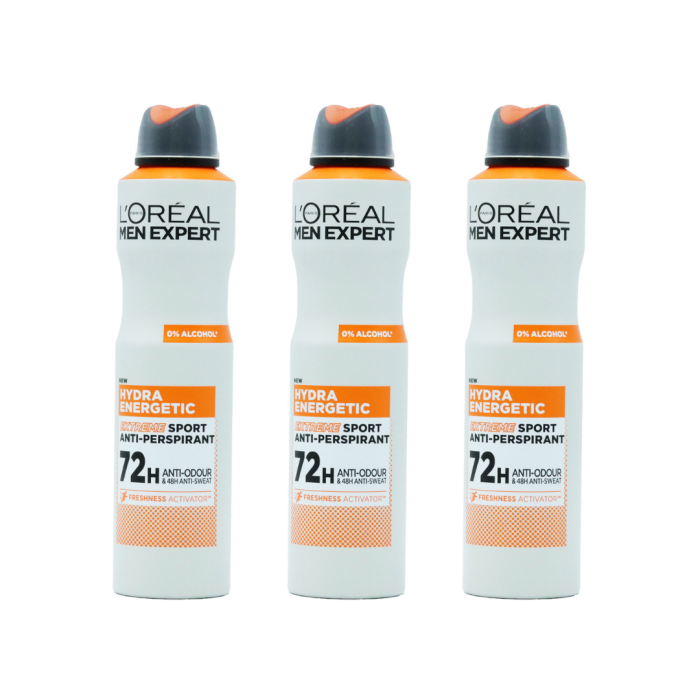 L’Oréal Men Expert Hydra Extreme Sport Anti-Perspirant 200 ML - Pack of 3