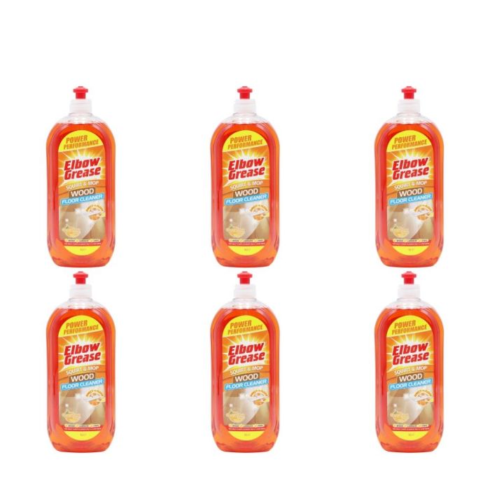 Elbow Grease Wood Floor Cleaner Orange Splash 1L - Pack of 6