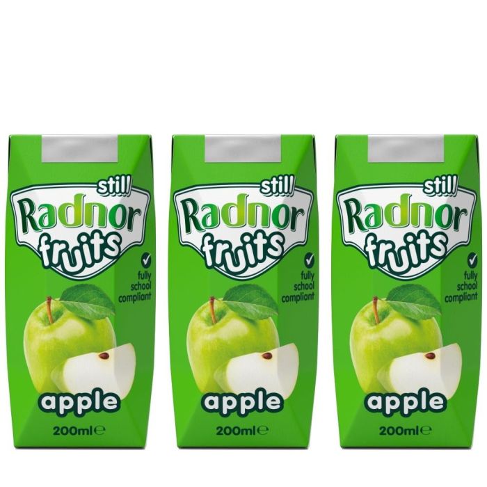 Radnor Fruits Apple Still Juice Drink 200ml - Pack of 3