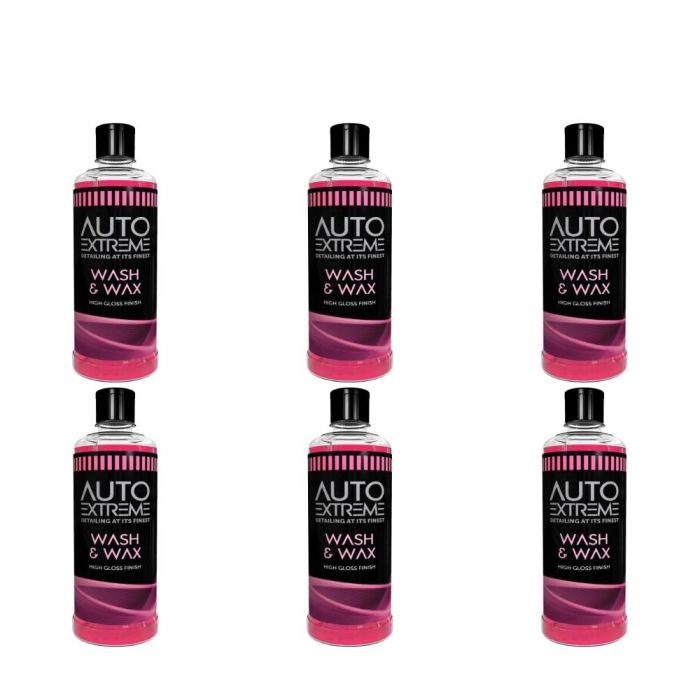 Auto Extreme Wash & Wax High Gloss Finish 800ml - Pack of 6