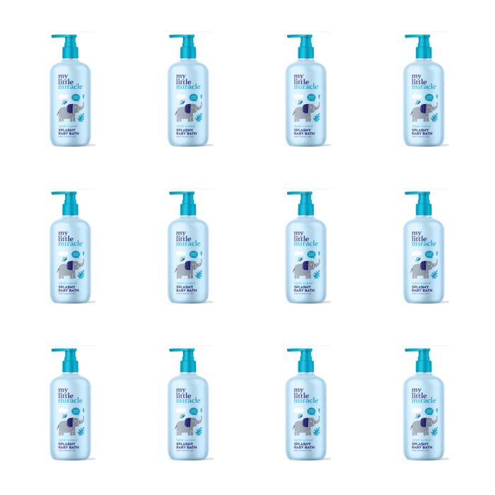 My Little Miracle Lightly Scented Splashy Baby Bath 500ml - Pack of 12