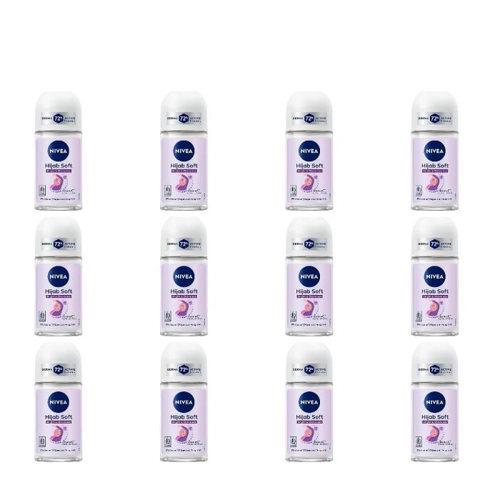 Nivea Hijab Soft Antiperspirant Roll-On 50ml - Pack of 12