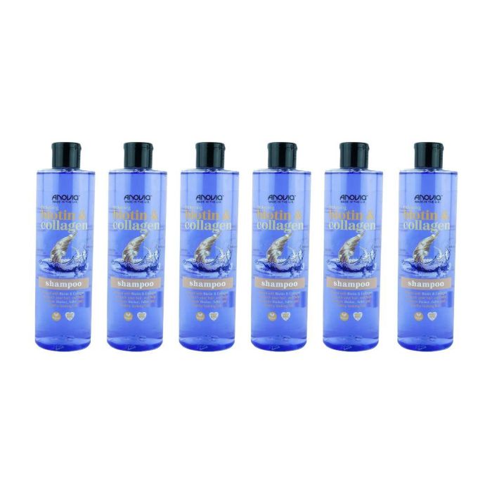 ANOVIA Thickening Biotin & Collagen Shampoo 415 ML - Pack of 6