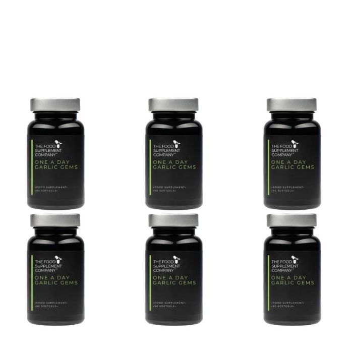 Fsc Garlic Gems Softgel 90 Capsules - Pack of 6