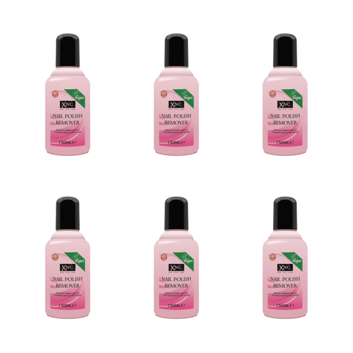 Xpel Nail Care 80% Acetone Nail Polish Remover 150ml - Pack of 6