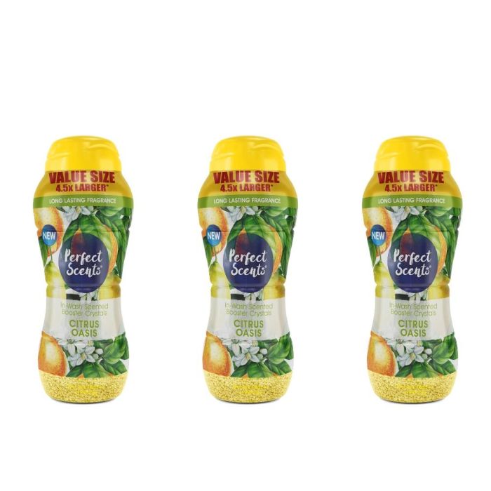 Perfect Scents Citrus Oasis In-Wash Booster Crystals 1.98kg - Pack of 3