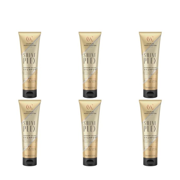 Charles Worthington ShinePlex Shampoo 250ml - Pack of 6