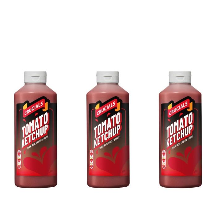 Crucials Tomato Ketchup 500ml - Pack of 3