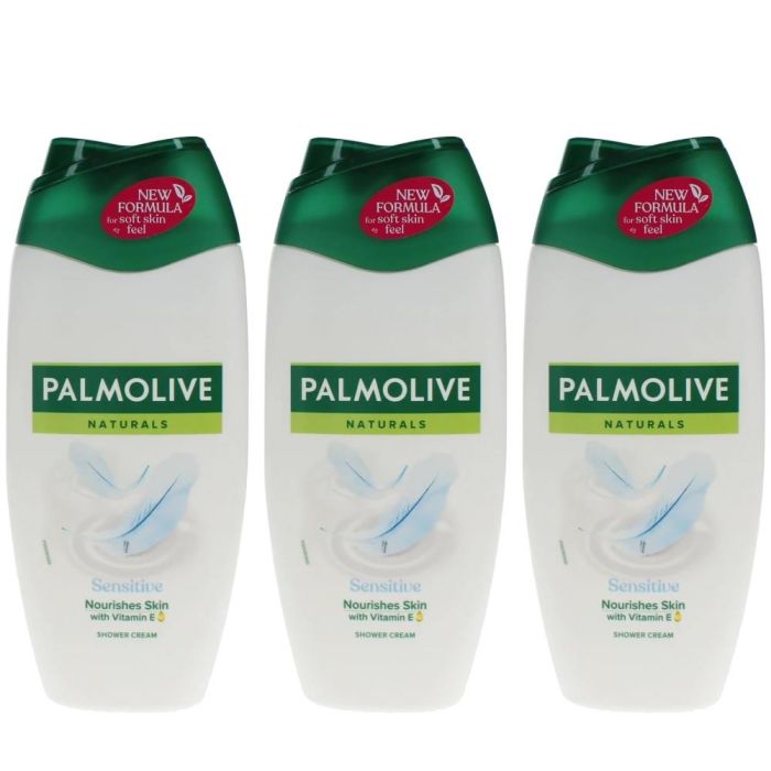 Palmolive Sensitive Shower Gel 250ml - Pack of 3
