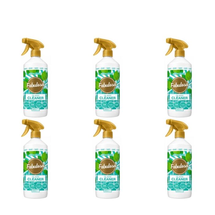 Fabulosa Glass Cleaner Mint Swirl 500ml - Pack of 6