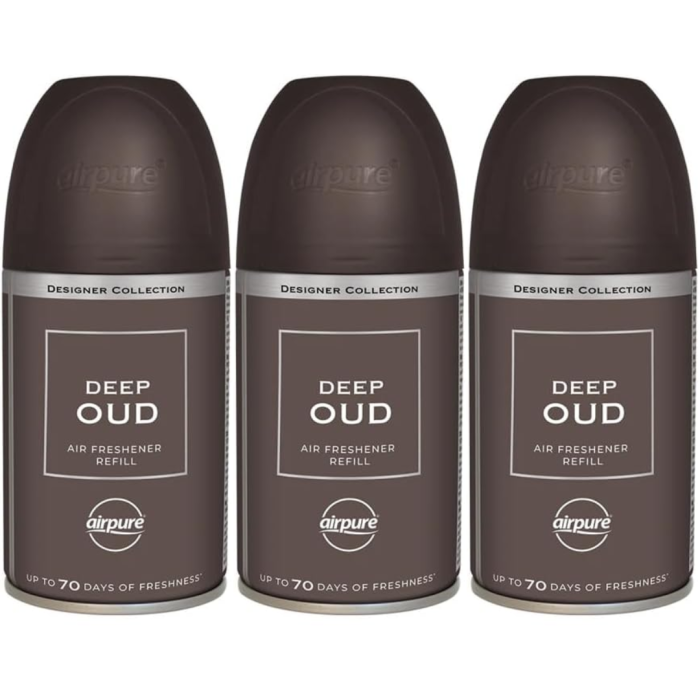 Airpure Designer Collection Deep Oud Air Freshener Refills 250ml
