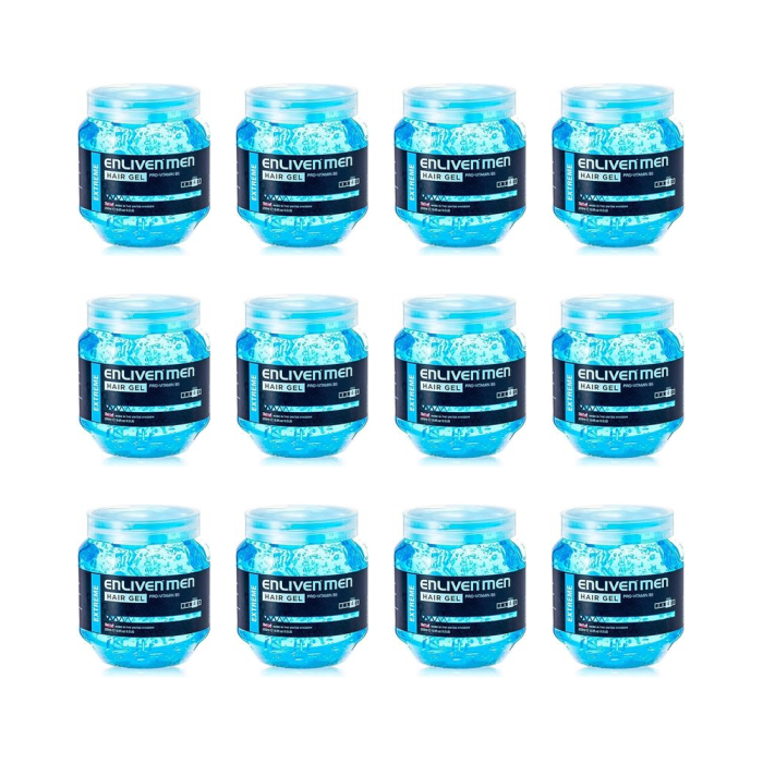Enliven Extreme Blue Hair Gel 250ml - Pack of 12