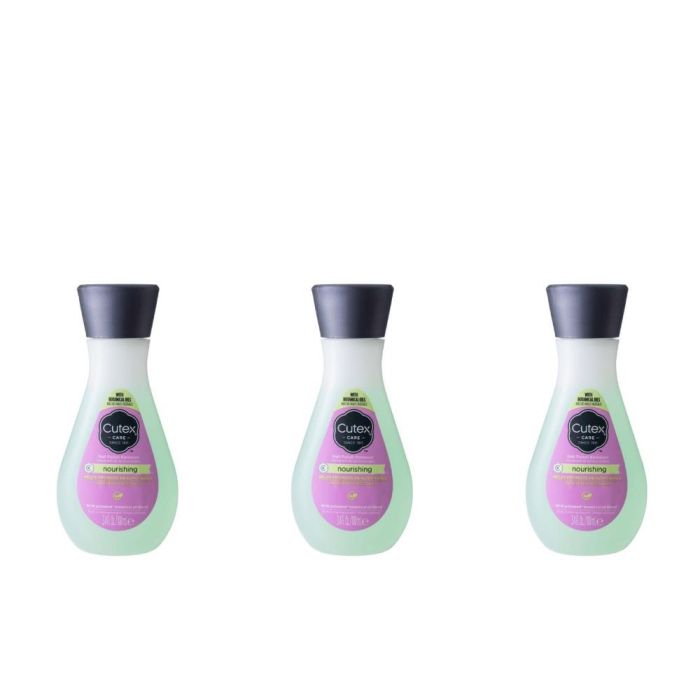 Cutex Nourishing Nail Polish Remover 100ml - Pack of 3