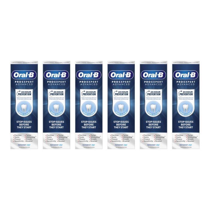 Oral-B Pro-Expert Advanced Deep Clean Toothpaste 75 ML - Pack of 6