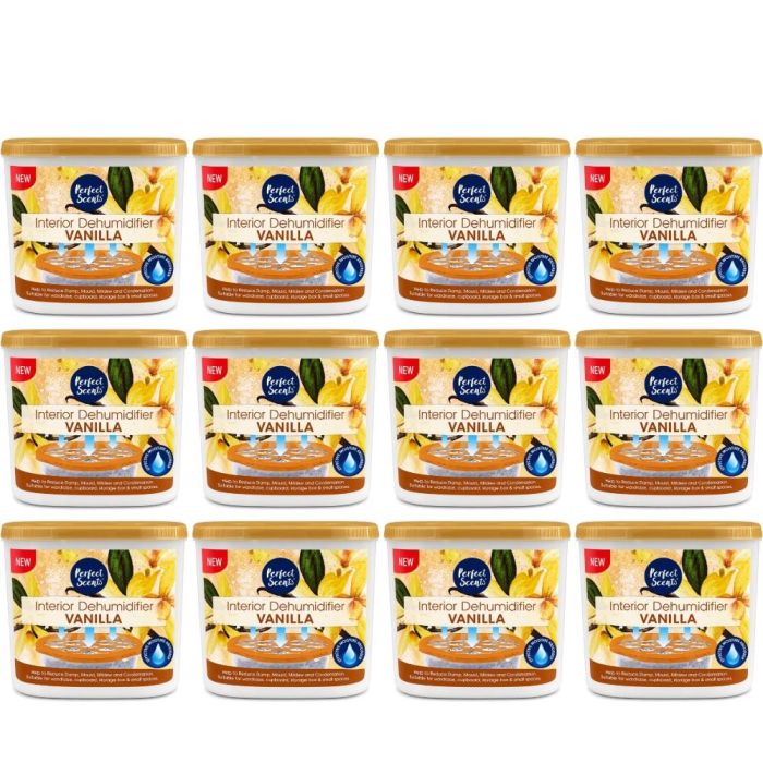 Perfect Scents Vanilla Interior Dehumidifier 500ml - Pack of 12