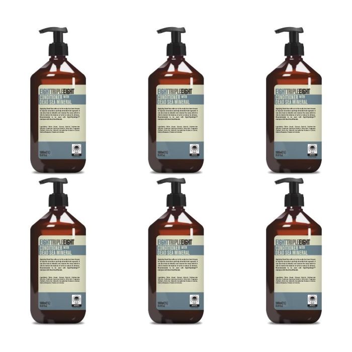 Eight Triple Eight Dead Sea Minerals Conditioner 1L - Pack of 6