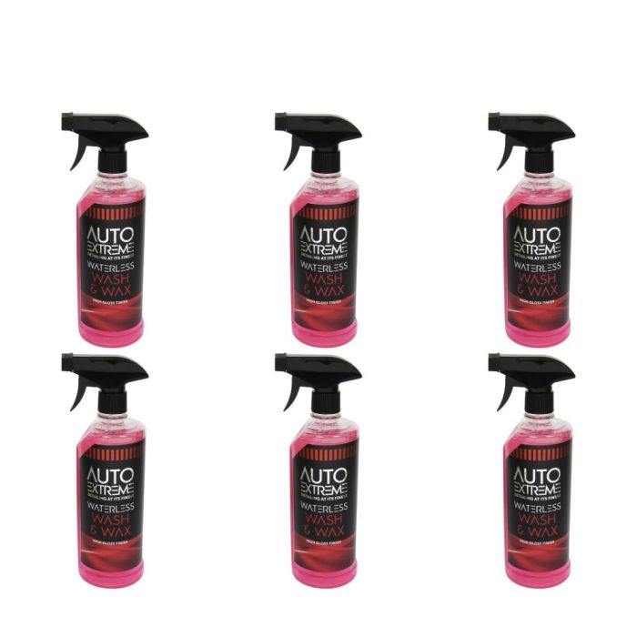 Auto Extreme Waterless Wash & Wax High Gloss Spray 720ml - Pack of 6