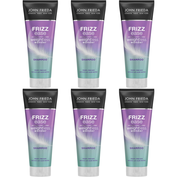 John Frieda Frizz Ease Weightless Wonder Shampoo 250ML - Pack of 6