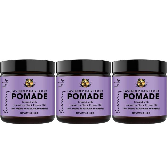 Sunny Isle Lavender Jamaican Black Castor Oil Pomade 118ml - Pack of 3