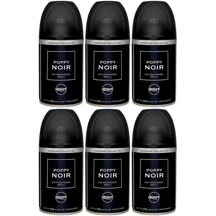 Airpure Designer Collection Poppy Noir air freshener refill 
