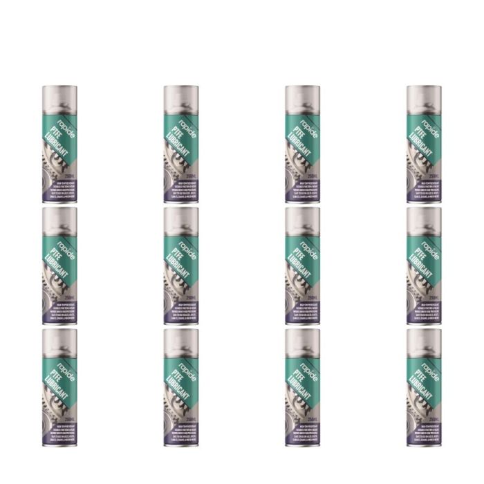Rapide PTFE Lubricant Spray 250ml - Pack of 12