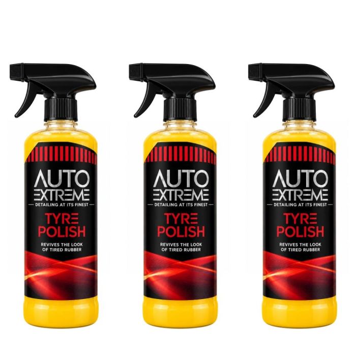 Auto Extreme Revives Tired Rubber Tyre Polish 720ml - Pack of 3