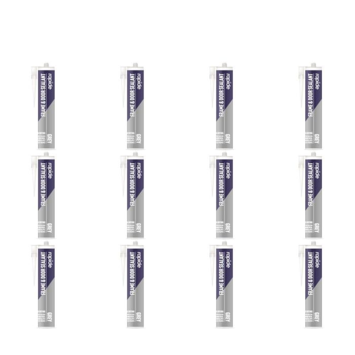 Rapide Frame & Door Sealant Grey 260ml - Pack of 12