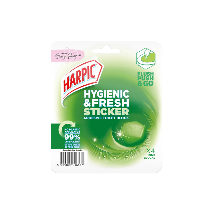 Harpic Hygienic Toilet Cleaner with Sticker 4 Count