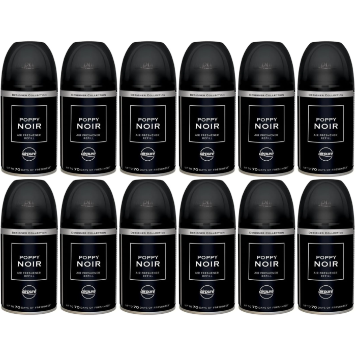 Airpure Designer Collection Poppy Noir air freshener refill 
