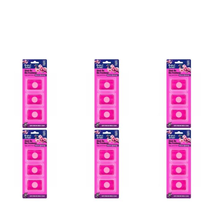 Perfect Scents Blossom Symphony Stick-On Bin Freshener 3 x 5g - Pack of 6