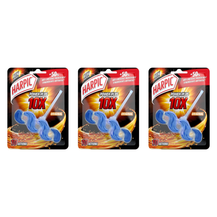 Harpic Active Fresh Lime Toilet Rim Block 35g - Pack of 3