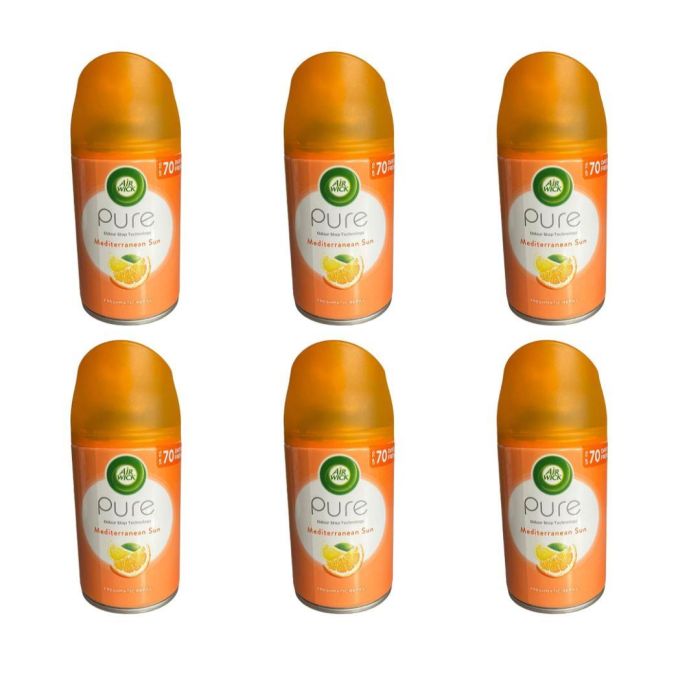 Air Wick Freshmatic Mediterranean Sun Air Freshner 250 ML - Pack of 6
