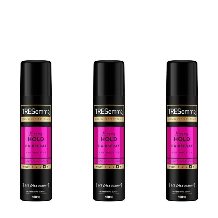 Tresemme Extra Hold Hairspray 100ml - Pack of 3