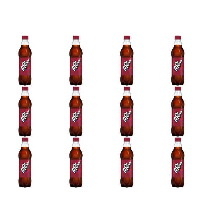 Dr Pepper Carbonated Soft Drink 500ml - Pack of 12