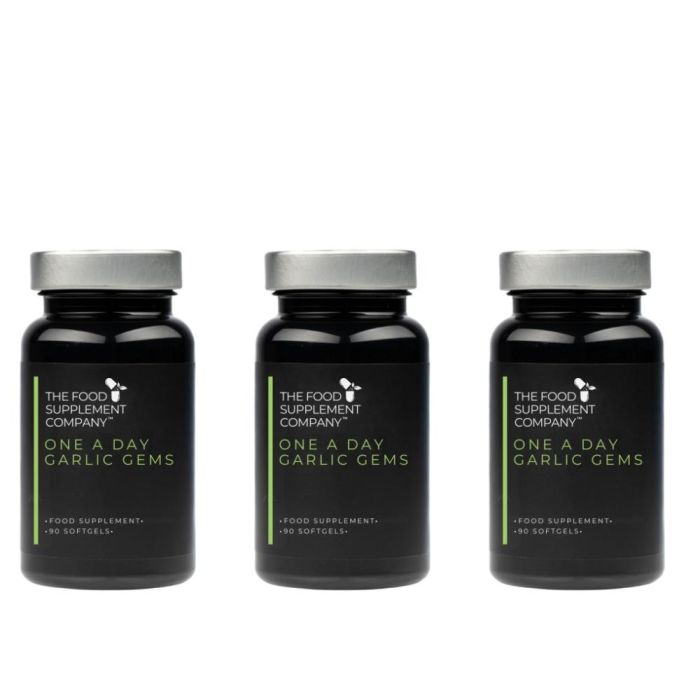 Fsc Garlic Gems Softgel 90 Capsules - Pack of 3