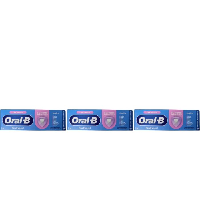 Oral-B Pro-Expert Sensitive 24-Hour Protection Toothpaste 75ml - Pack of 3
