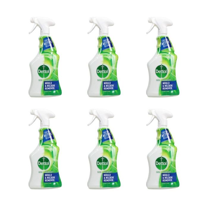 Dettol Mould & Mildew Remover Spray 500 ML - Pack of 6