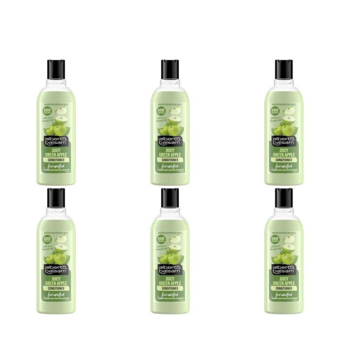 Alberto Balsam Juicy Green Apple Conditioner 300ml - Pack of 6