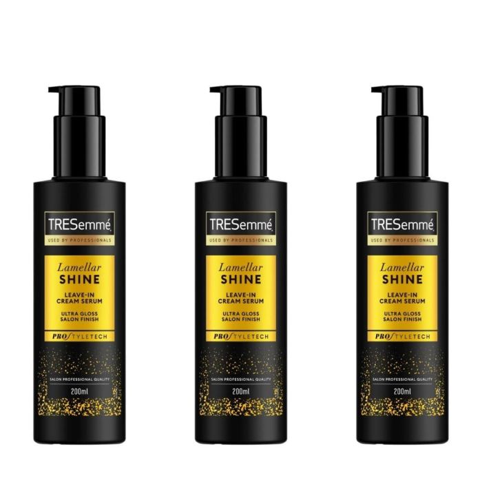Tresemme Lamellar Shine Leave-In Cream Hair Serum 200ml - Pack of 3