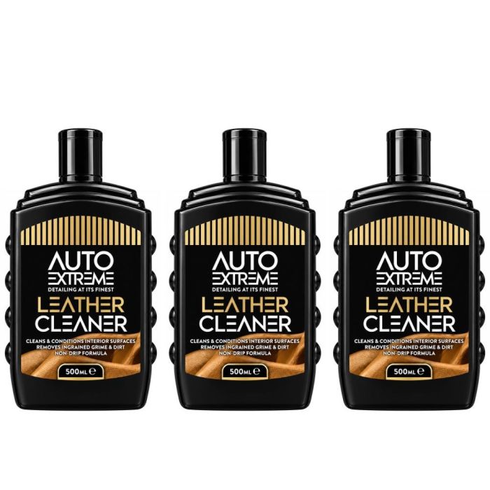 Auto Extreme Leather Cleaner & Conditioner 500ml - Pack of 3