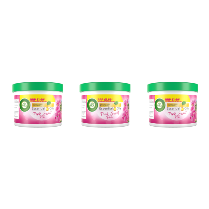 Airwick Pink Sweet Pea Room Freshener Scented Gel 70g