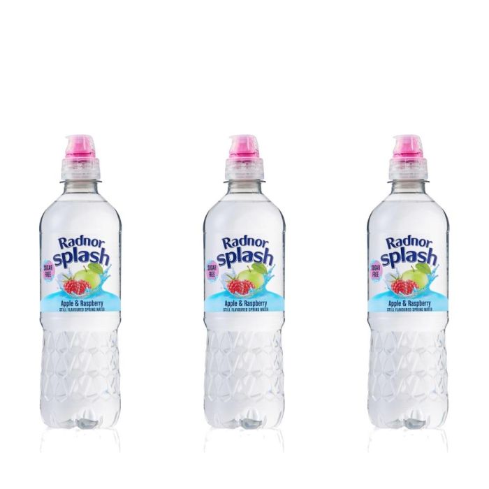 Radnor Splash Apple & Raspberry Flavoured Spring Water 500ml - Pack of 3