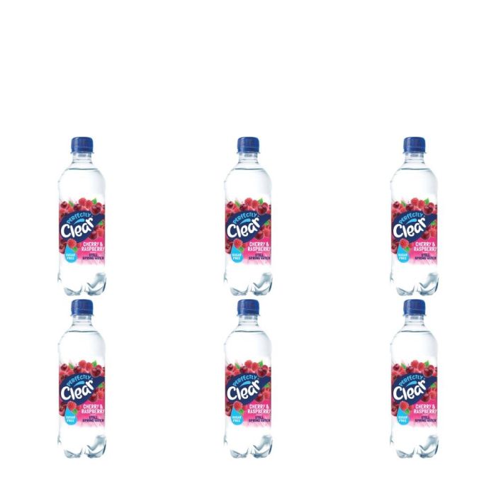 Perfectly Clear Cherry & Raspberry Still Spring Water 500ml - Pack of 6