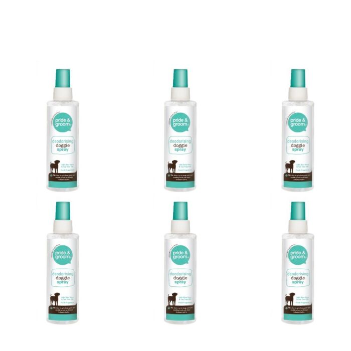 Pride & Groom Deodorising Doggie Spray 200ml - Pack of 6