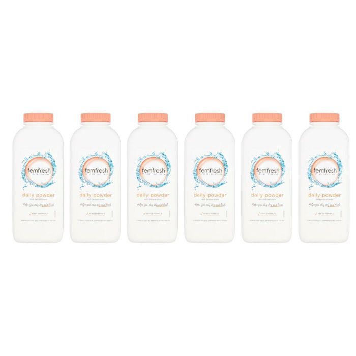 Femfresh Daily Powder with Delicate Scent For Intimate Skin Care 200g - Pack of 6