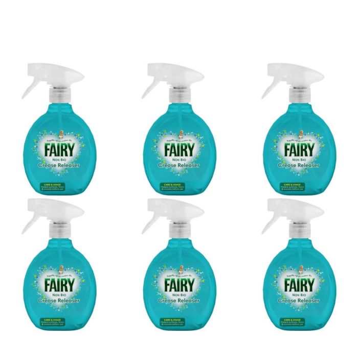 Fairy Non-Bio Crease Releaser Fabric Spray 500ml - Pack of 6